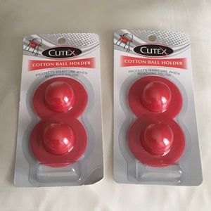 2 Cutex Cotton Ball Holder